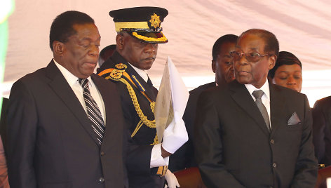 Emmersonas Mnangagwa ir Robertas Mugabe