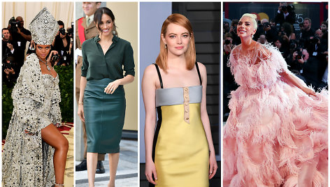 Rihanna, Sasekso hercogienė Meghan, Emma Stone ir Lady Gaga