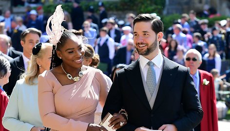 Serena Williams ir jos vyras Alexis Ohanianas