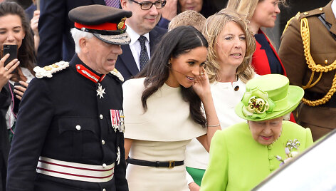 Sasekso hercogienė Meghan ir karalienė Elizabeth II