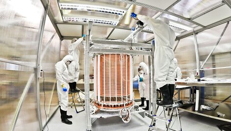 XENON1T eksperimento parengiamieji darbai