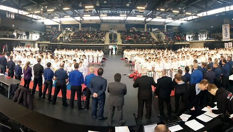 Kioku&scaron;in karate varžybose dalyvavo apie 700 karatistų