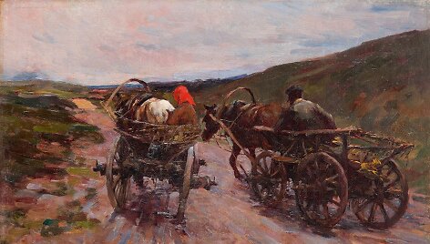 Kelyje. 1893. Privati kolekcija