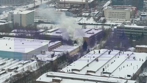 Maskvoje užsidegė MiG naikintuvus gaminanti gamykla