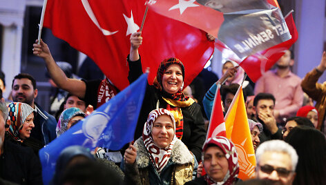 Turkijos valdančiosios partijos AKP renginys Vokietijoje