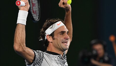 Rogeris Federeris nugalėjo Rafaelį Nadalį ir tapo &bdquo;Australian Open&ldquo; čempionu