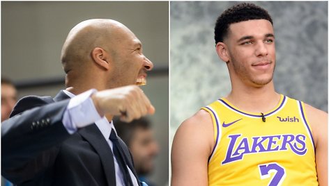 LaVaras Ballas įsitikinęs, kad „Lakers“ laukia prasti laikai, kai ji iškeitė Lonzo Ballą.