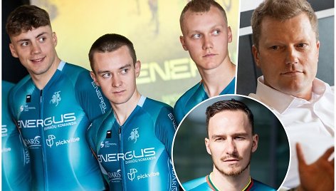 „Energus dviračių komanda“, Venantas Lašinis ir Povilas Šidlauskas