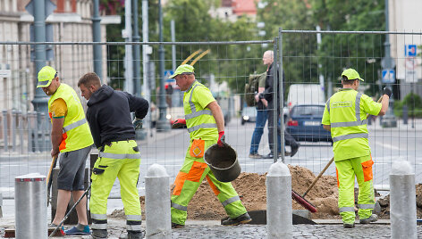 Vilniaus gatvė iki planuojamos rekonstrukcijos pabaigos likus kelioms valandoms