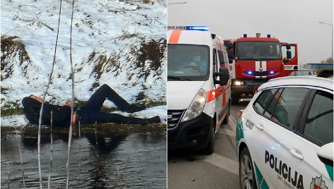 Neries pakrantėje gulėjęs vaikinas buvo sušalęs