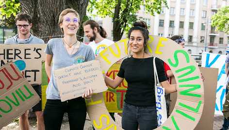 Piketas prieš klimato kaitą