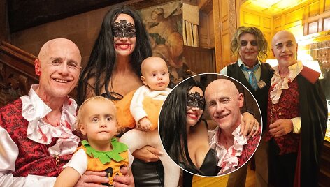 Johno Caudwello 71-ojo gimtadienio &scaron;ventė Helovino tema