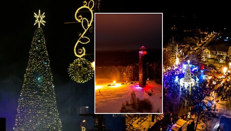 Bir&scaron;tono Kalėdų eglė ir apžvalgos bok&scaron;tas