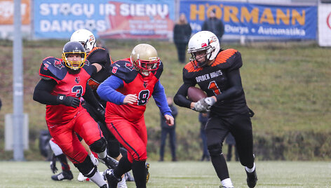 Amerikieti&scaron;ko futbolo rungtynės, Vilnius Iron wolves &ndash; Kaliningrado Amber hawks