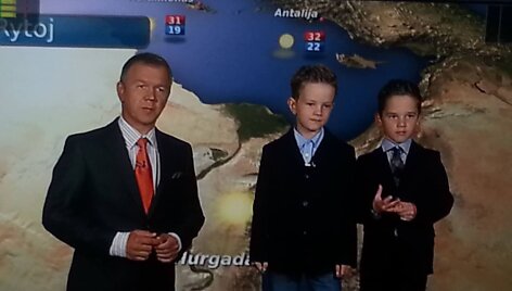 Naglis &Scaron;ulija su Aleksandru ir Jonu