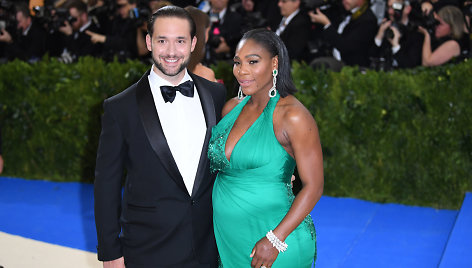 Serena Williams ir Alexis Ohanianas