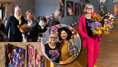 Gretos Skaraitienės parodos &bdquo;Džiazo sluoksniai&ldquo; atidarymas