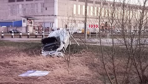 Girto vairuotojo &bdquo;Toyota&ldquo; nulėkė nuo kelio Tauragėje