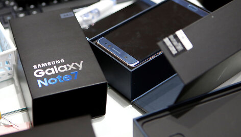 Gamintojui grąžinami &bdquo;Galaxy Note 7&ldquo; telefonai