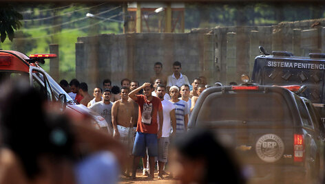 Brazilijoje per riau&scaron;es kalėjime žuvo mažiausiai devyni žmonės