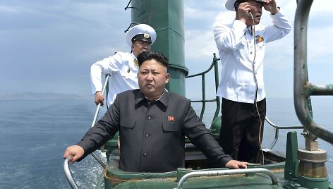 &Scaron;iaurės Korėjos diktatorius Kim Jong Unas