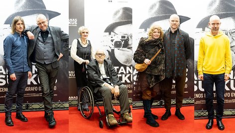 Premjeros „Antanas Sutkus. Scenos iš fotografo gyvenimo“ svečiai