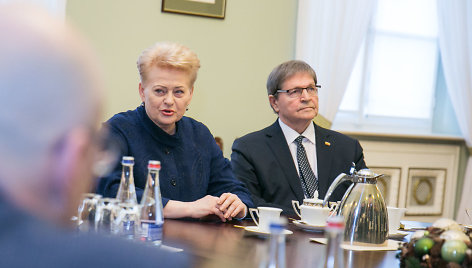 Dalia Grybauskaitė ir Eugenijus Jovaiša