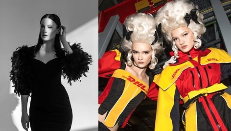 Agnė Kuzmickaitė ir jubiliejinės kolekcijos modeliai
