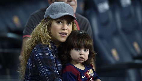 Shakira su sūnumi Milanu