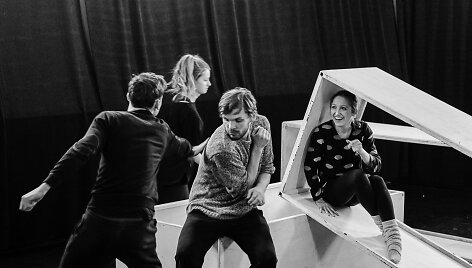 Jaunimo miuziklo teatras / Miuziklas &bdquo;EX'IT&ldquo; / Ramūno Bruzgio nuotr.