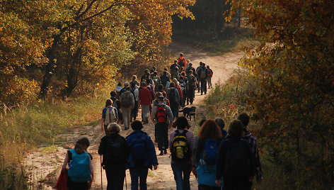 Ankstesnių metų žygio akimirka