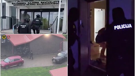 Teisėsaugos operacija &Scaron;alčininkuose