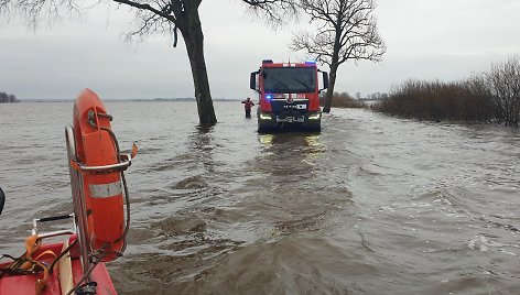 Gelbėjimo darbai Šilutės rajone, Kintų seniūnijoje