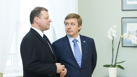 Saulius Skvernelis ir Ramūnas Karbauskis