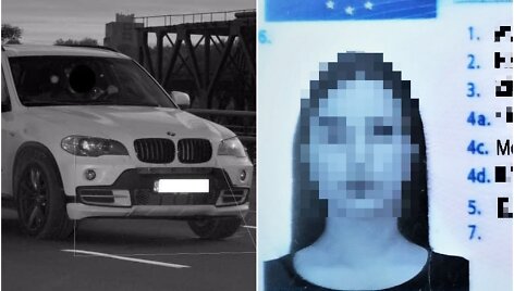 Temos iliustracija: BMW X5 visureigis ir neva Čekijoje i&scaron;duotas vairuotojos pažymėjimas.