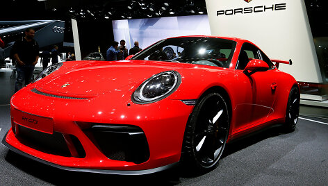 &bdquo;Porsche 911 GT3&ldquo; Ženevos automobilių parodoje
