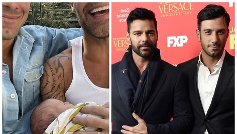 Dainininkui Ricky Martinui ir Jwanui Yosefui gimė sūnus