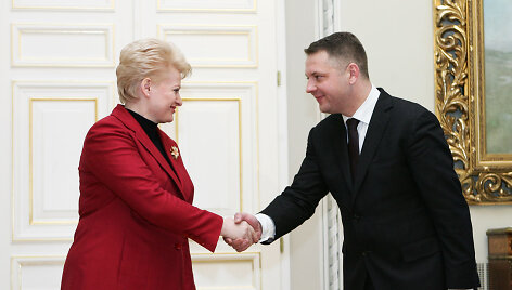 Dalia Grybauskaitė ir Eligijus Masiulis