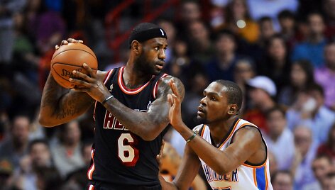 LeBronas Jamesas ir Kevinas Durantas