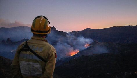 Gaisras Gran Kanarijoje
