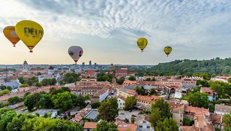 Per Lietuvą oro balionu