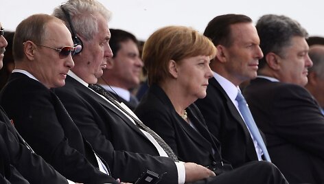 Angela Merkel ir Vladimiras Putinas