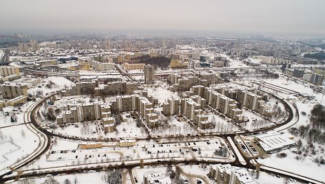 Gimtadienį švenčiančio Vilniaus vaizdai