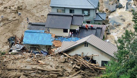 Žemės nuošliauža Hirosimoje