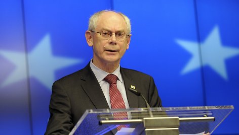 Europos Vadovų Tarybos pirmininkas Hermanas Van Rompuy