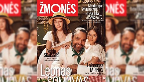 Leonas Somovas su dukromis Sara ir Sofija