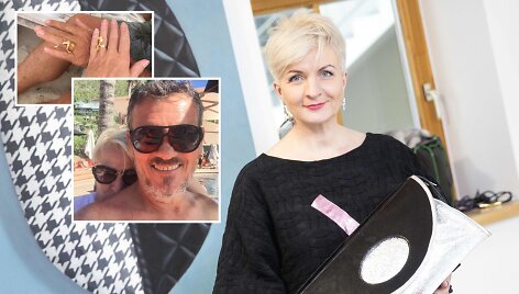 Dizainerė Au&scaron;ra Haglund susižadėjo su Aim&eacute; Delvalis