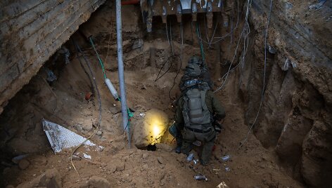 Izraelio kariai prie įėjimo į &bdquo;Hamas&ldquo; tunelius