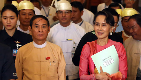  Winas Myintas ir Aung San Suu Kyi 