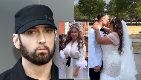 Eminemo dukros Alainos Scott ir Matto Moellerio vestuvės